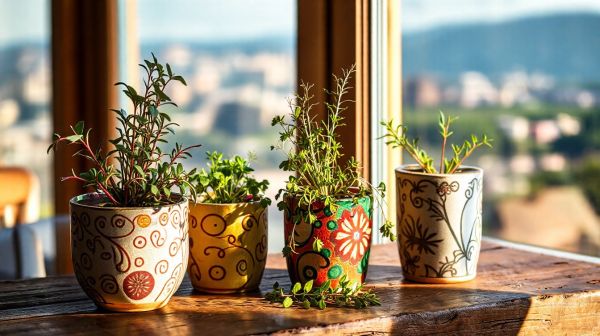 Idées créatives de pots de plantes sur mesure pour vos cadeaux