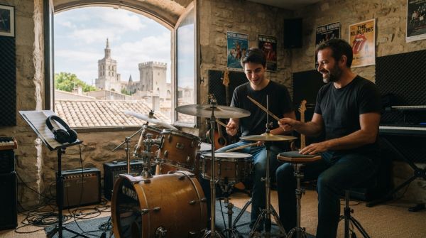 Les meilleures méthodes pour apprendre la batterie à Avignon